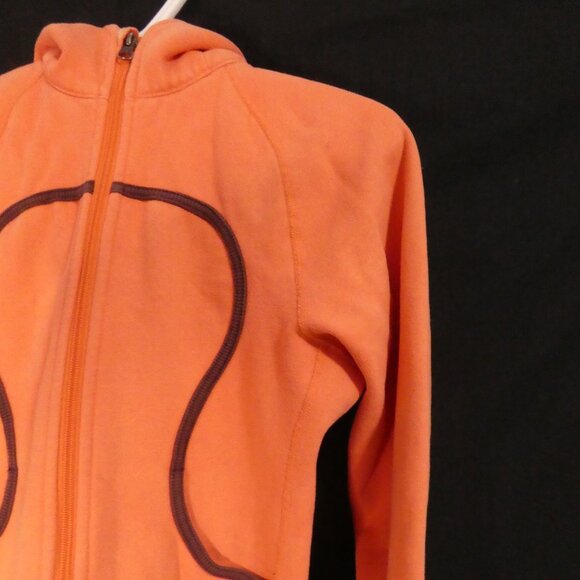 LULULEMON | see measurements | Orange and Brown Classic Heavyweight Scuba Hoodie - Picture 6 of 16